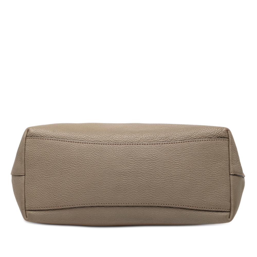 Pre-Loved Prada Vitello Daino Canapa Logo Tote - Picture 3 of 6